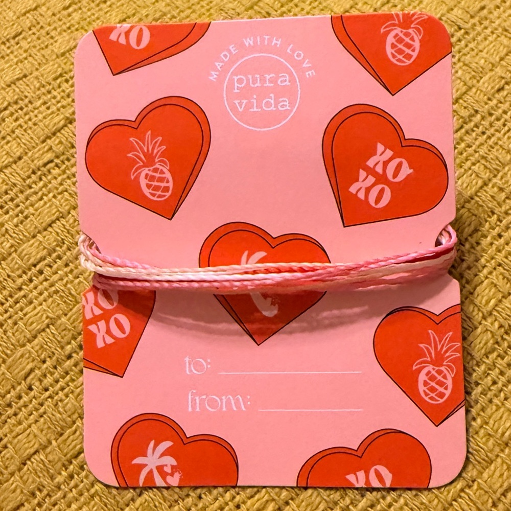 Pura Vida Valentine's Day Bracelet 💕❤️🤍NWT
